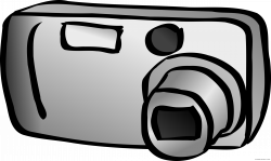 Gray Camera Clipart - ClipartBlack.com