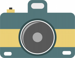 Camera clipart icon - Pencil and in color camera clipart icon