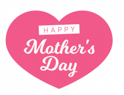 Download Happy Mothers Day Heart Shaped Pattern Free PNG And Clipart ...