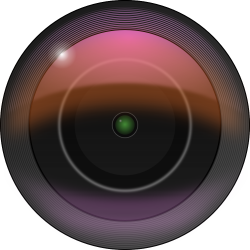 OnlineLabels Clip Art - Camera Lens
