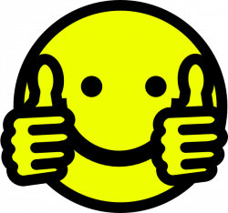 Clip Art Thumbs Up Smiley | Thumbs Up Smiley clip art - vector clip ...