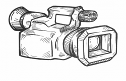 Camera Video Camera Sketch Png - Clip Art Library