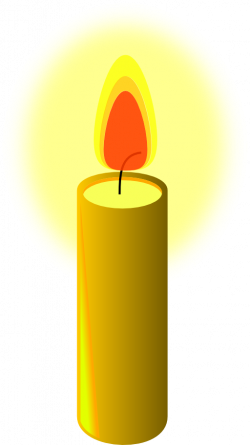 Beeswax Candle Clipart