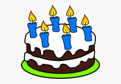 Candles Clipart 18 Candle - Birthday Cake With 4 Candles ...