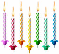 Birthday Candles PNG Transparent Clip Art Image | еда, блюда ...