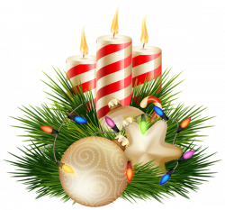 Christmas Candle Decorative PNG Clipart Image | Вф | Pinterest ...