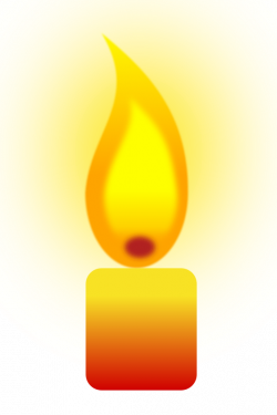 Clipart - Burning Candle