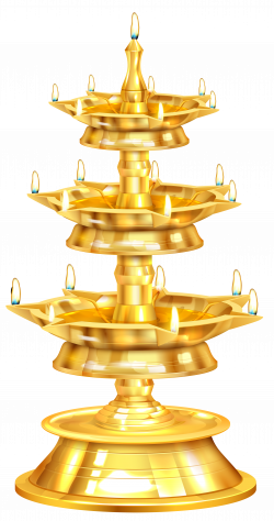 Happy Diwali Candlestick Free PNG Clip Art Image | Gallery ...