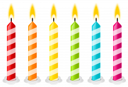Birthday cake Candle Clip art - Birthday Candles PNG Vector ...