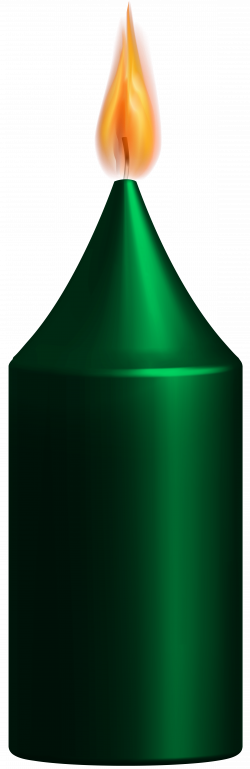 Green Candle PNG Clip Art - Best WEB Clipart