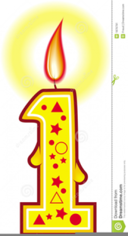 Number One Candle Clipart | Free Images at Clker.com ...