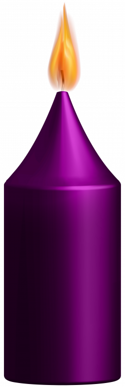 Purple Candle PNG Clip Art - Best WEB Clipart
