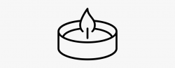 Tealight Rubber Stamp - Votive Candle Clip Art #1568541 ...