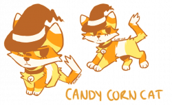 Candy Corn Cat Adopt CLOSED by 5up3r-n0va on DeviantArt