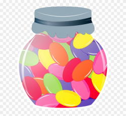 Candy Jar Png - Jelly Bean Jar Clipart, Transparent Png ...