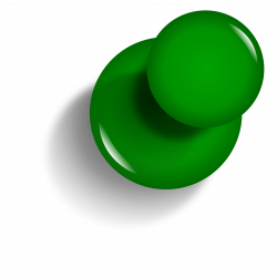 Clipart - pin candy green
