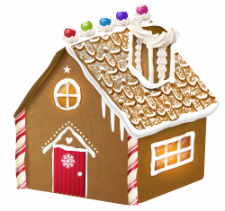 28+ Collection of Gingerbread House Clipart Png | High quality, free ...