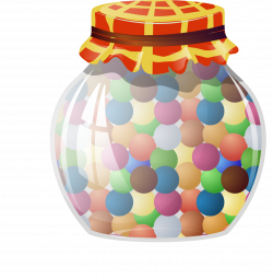 Lollipop Jar Candy Jelly bean Clip art - Colorful candy 1805*1845 ...