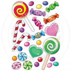 Sweets Clipart Candy sweets set | nom nom nom in 2019 ...