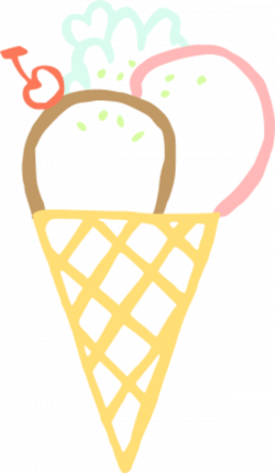 ice cream cone - vector Clip Art - Clip Art Library