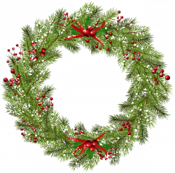Christmas Wreath PNG Clip Art Image | круглые | Pinterest | Art ...