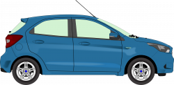Clipart - Car 13 (blue)
