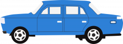 Clipart - Car 16 (blue)