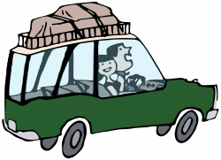 Clipart - Going On Holiday - Colour