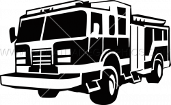 Firefighter Truck | Production Ready Artwork for T-Shirt Printing