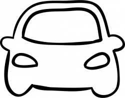 Car Front Outline Svg Png Icon Free Download (#10161 ...
