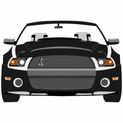Clipart - Mustang Shelby GT500
