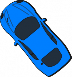 Blue Car - Top View - 130 Clip Art at Clker.com - vector clip art ...