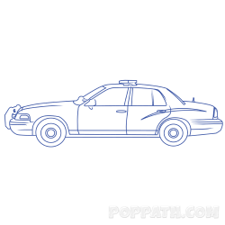 Police Car Drawing at GetDrawings.com | Free for personal use Police ...