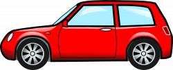 Clipart - car-red