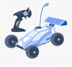 Toy Clipart Remote Control Car - Toy Control Car Clipart ...