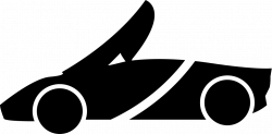 Top Down Sports Car Silhouette Svg Png Icon Free Download (#9292 ...