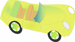 Clipart - lemon car for summer