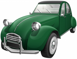 Green Retro Car PNG Clip Art - Best WEB Clipart