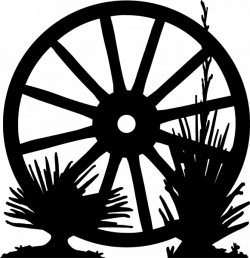 Wheel clipart waggon - Pencil and in color wheel clipart waggon