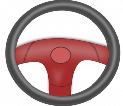 Red Steering Wheel Clip Art at Clker.com - vector clip art online ...