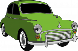 Clipart - Classic Green Car