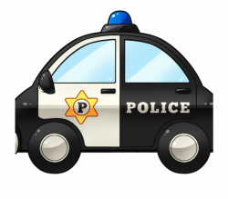 Police Officer Car Clip Art Black And White Library - Clip ...
