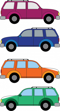 Clipart - SUV cars