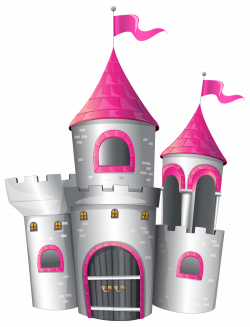pink castle clipart white and pink castle png clip art image - Clip ...