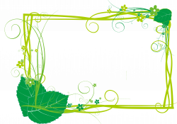 Green Plant Designer Clip art - Green and fresh plant borders 4137 ...