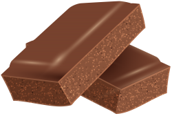 Chocolate Pieces Transparent PNG Clip Art Image | Gallery ...