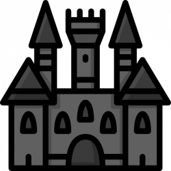 Castle, colour, harry, hogwarts, potter icon