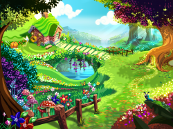 free graphics cartoon farmers garden | Fairy garden by ...