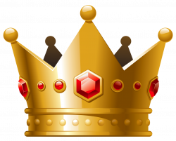 Gold Crown with Red Diamonds PNG Clipart | Princess Printables ...