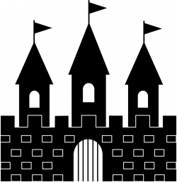 Princess Castle Silhouette at GetDrawings.com | Free for personal ...